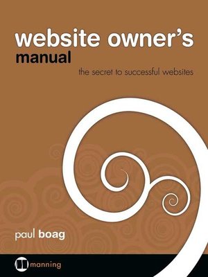 cover image of Website Owner's Manual